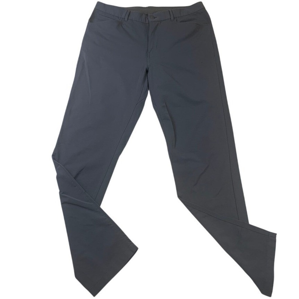REI Co-op Trail Pants Men 34x32 Savanna Gray Nylon Spandex Hiking Travel Utility